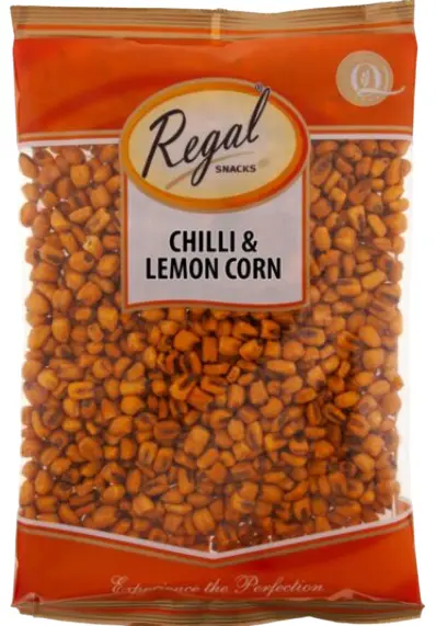  Regal Snack Toasted Corn Chilli & Lemon x250g