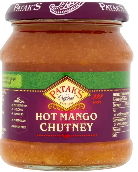 Chutney Mango Hot 340g