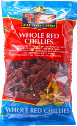 Chillies Whole Red long 150g