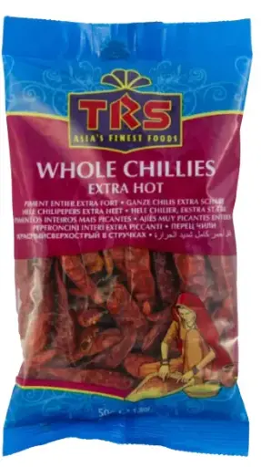 Chilies Whole Extra Hot 50g